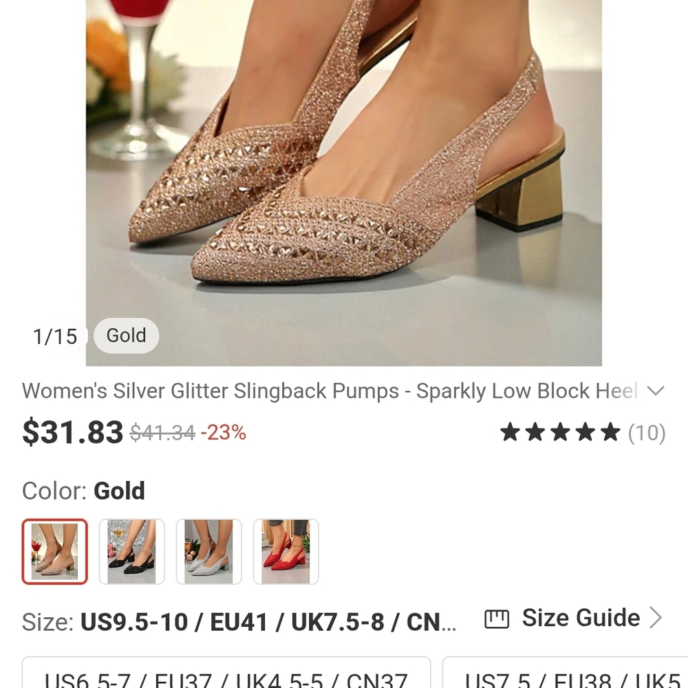 Dress Sling Heels